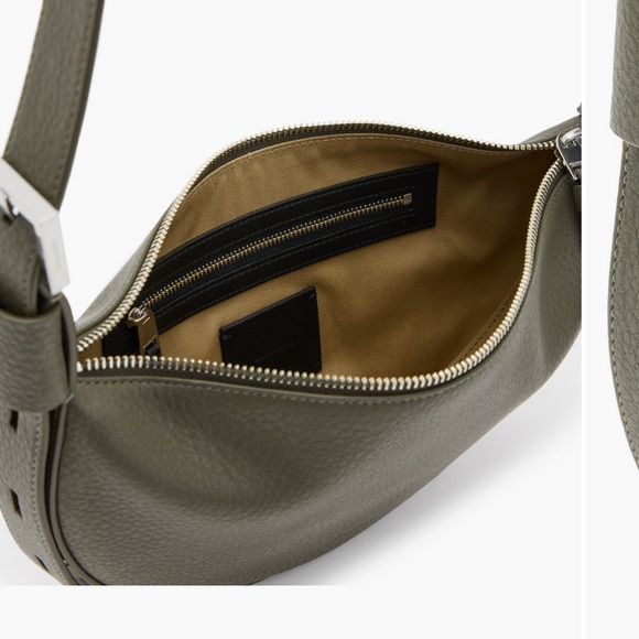 Allsaints half moon leather crossbody bag - NEW - Picture 2 of 7